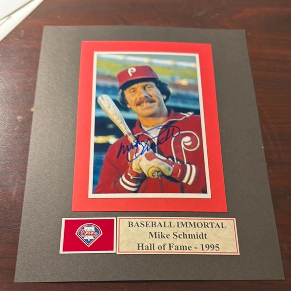 Baseball Immortal Mike Schmidt Hall of Fame 1995 Plaque - Picture 1 of 1